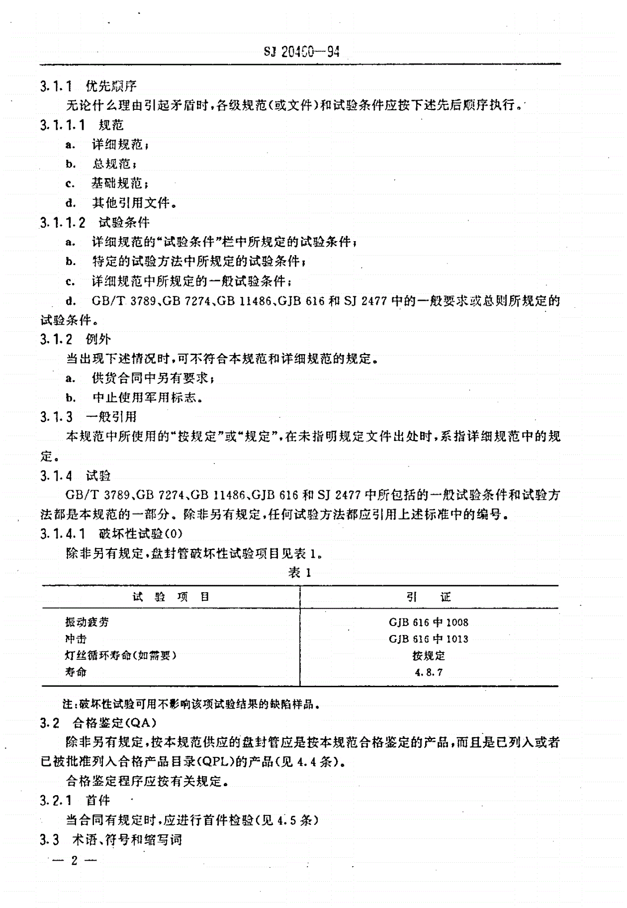 SJ 20460-1994 盘封管总规范-第3页