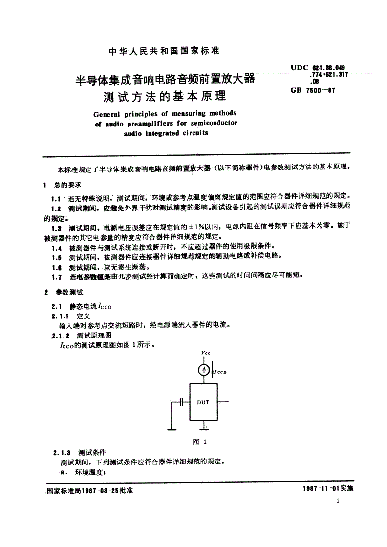 SJ/T 10879-1996 半导体集成音响电路音频前置放大器测试方法的基本原理-第2页