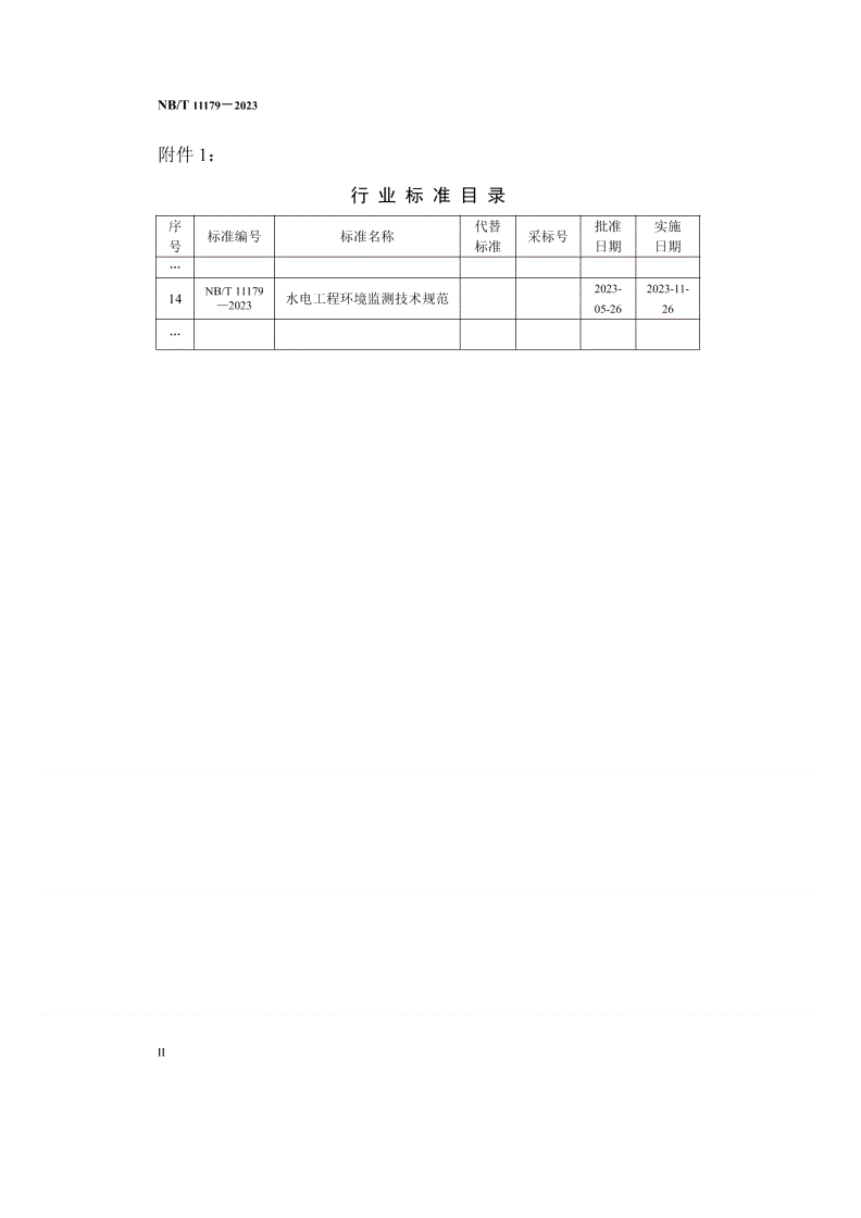 NB/T 11179-2023 水电工程环境监测技术规范-第2页