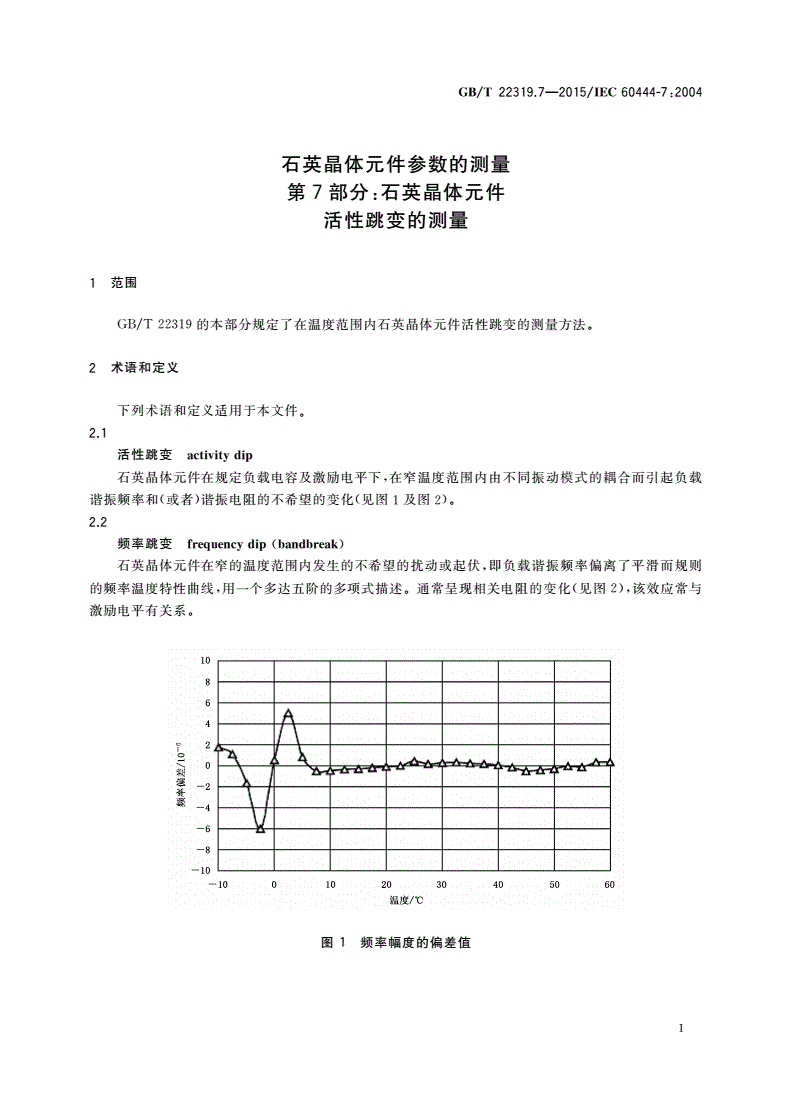 GB/T 22319.7-2015 石英晶体元件参数的测量 第7部分：石英晶体元件活性跳变的测量-第3页