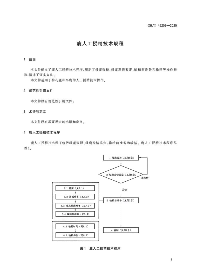GB/T 45209-2025 鹿人工授精技术规程-第3页