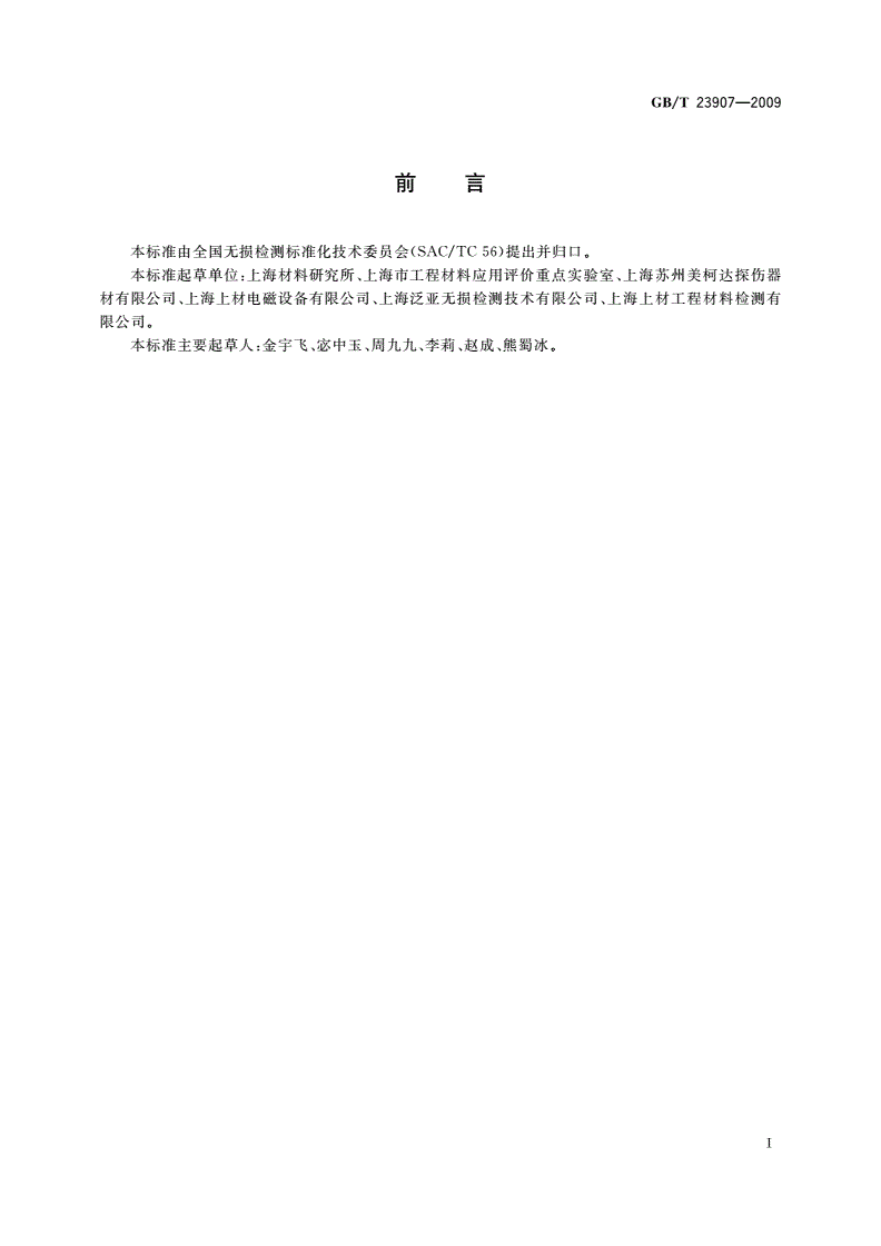GB/T 23907-2009 无损检测 磁粉检测用试片-第2页