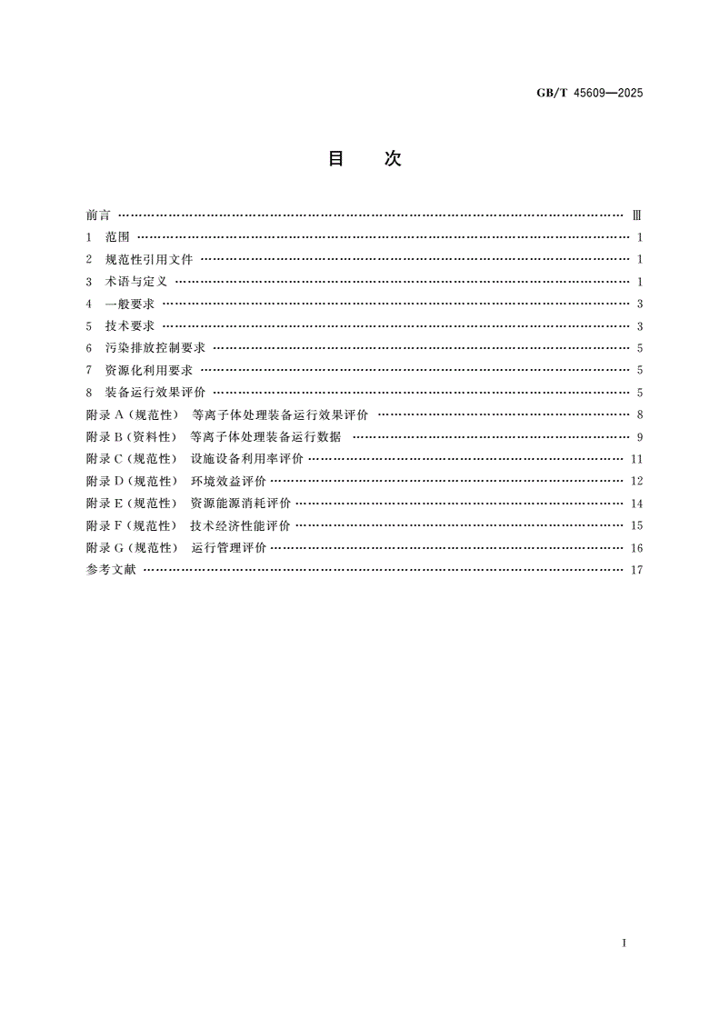 GB/T 45609-2025 等离子体处理危险废物技术及评价要求-第2页