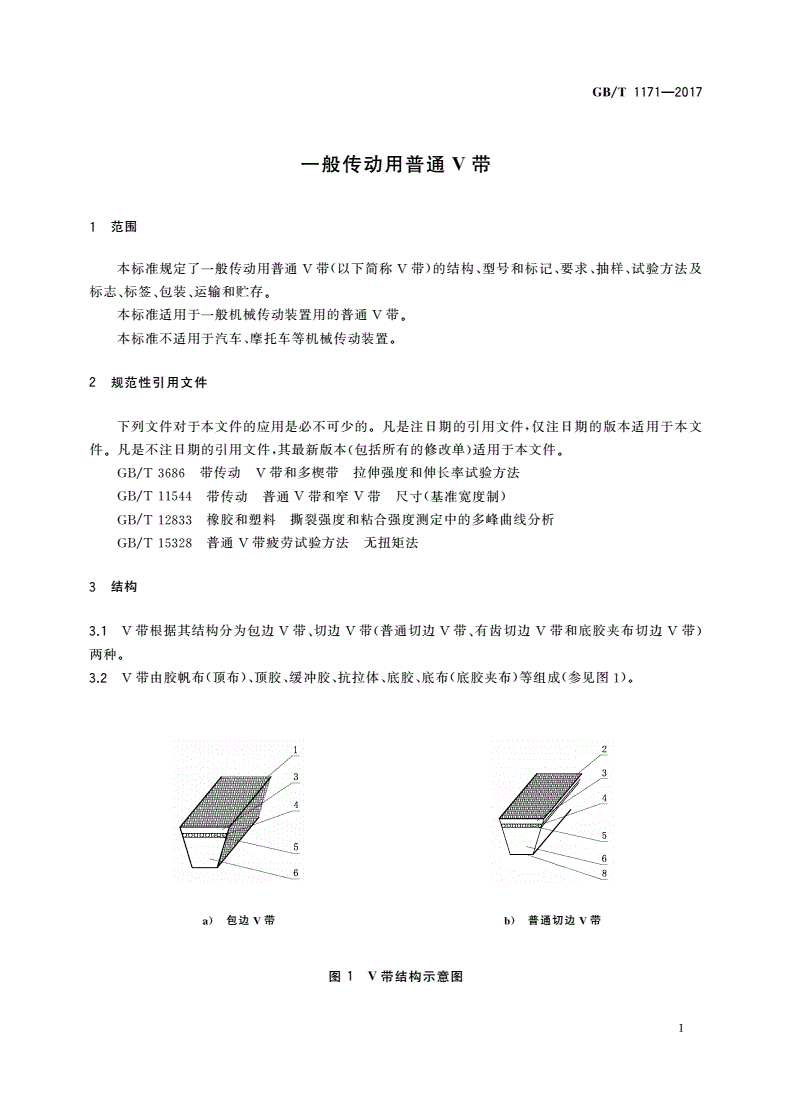 GB/T 1171-2017 一般传动用普通V带-第3页
