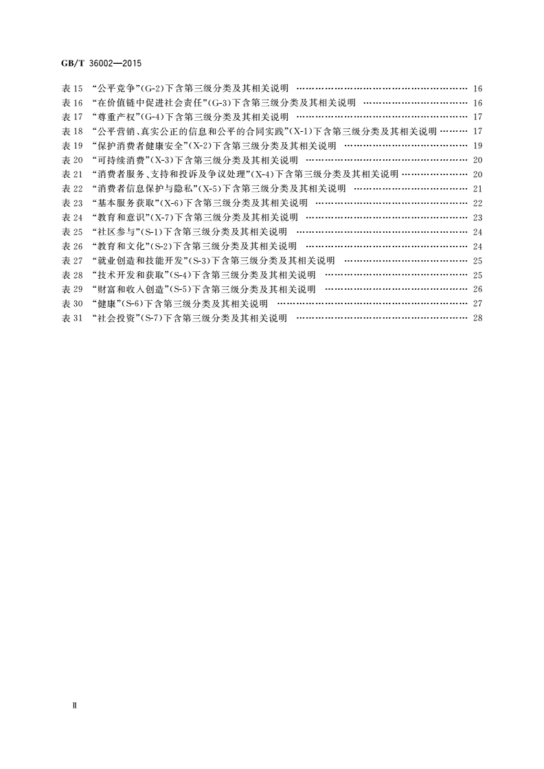 GB/T 36002-2015 社会责任绩效分类指引-第3页