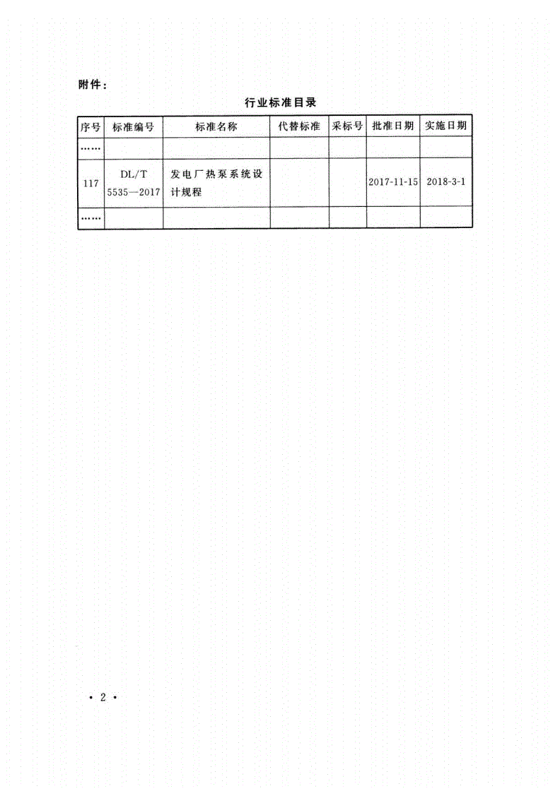 DL/T 5535-2017 发电厂热泵系统设计规程-第2页