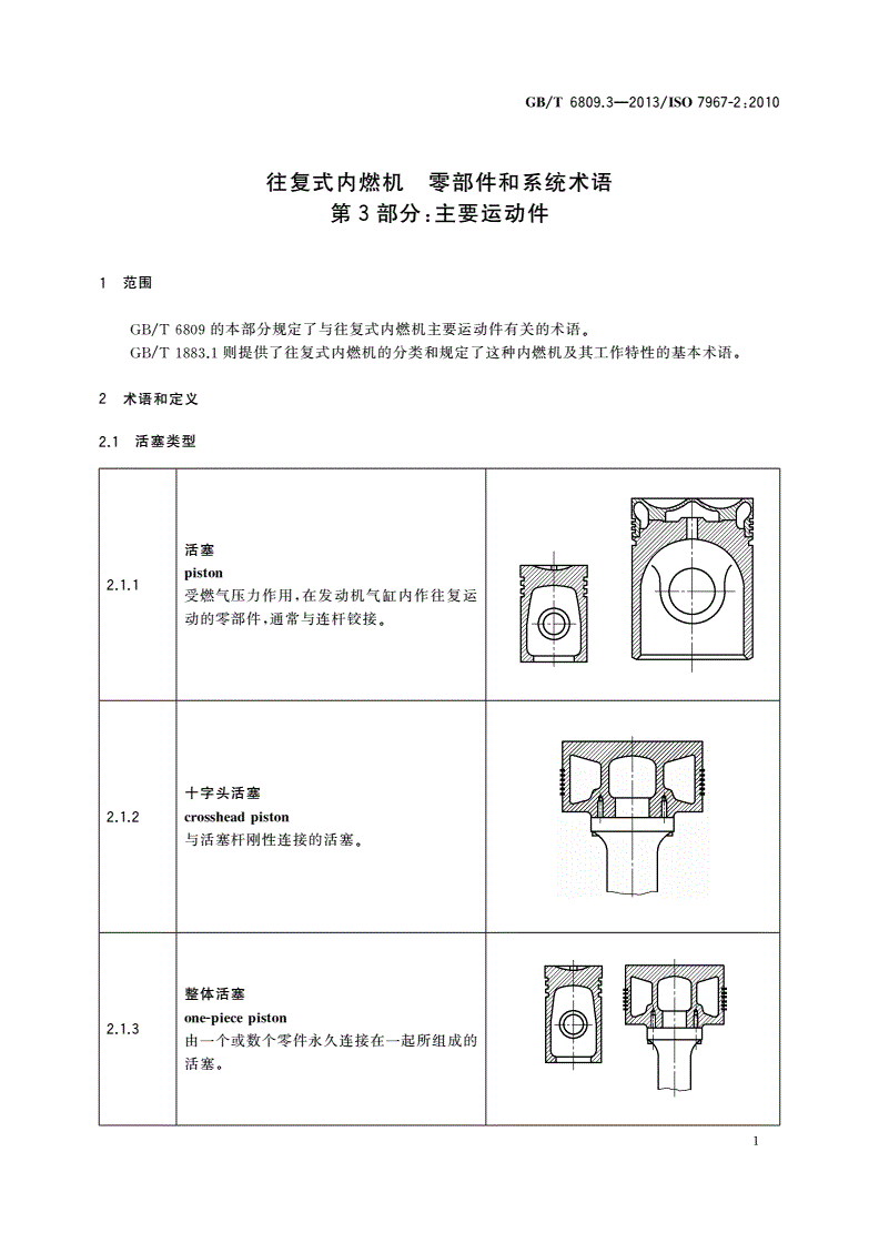 GB/T 6809.3-2013 往复式内燃机 零部件和系统术语 第3部分：主要运动件-第3页