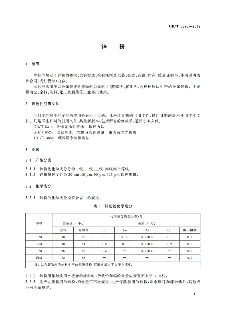 GB/T 6890-2012 锌粉-第3页