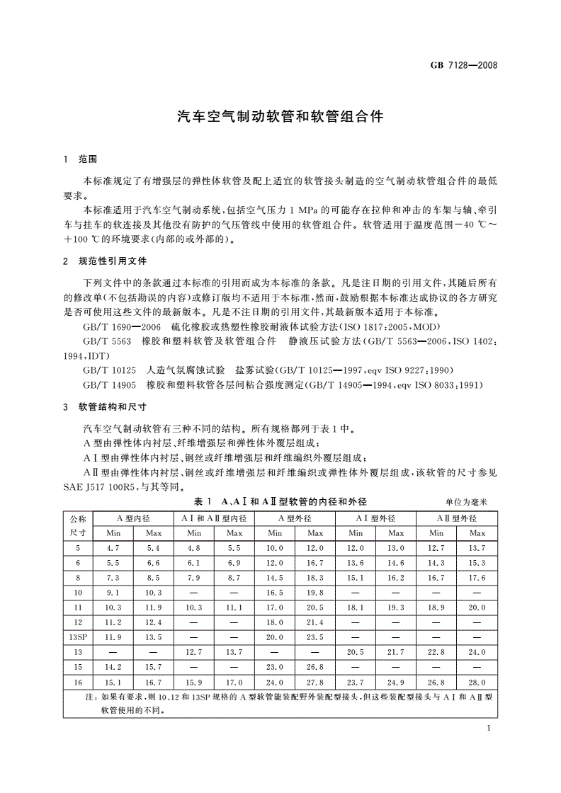 GB/T 7128-2008 汽车空气制动软管和软管组合件-第3页