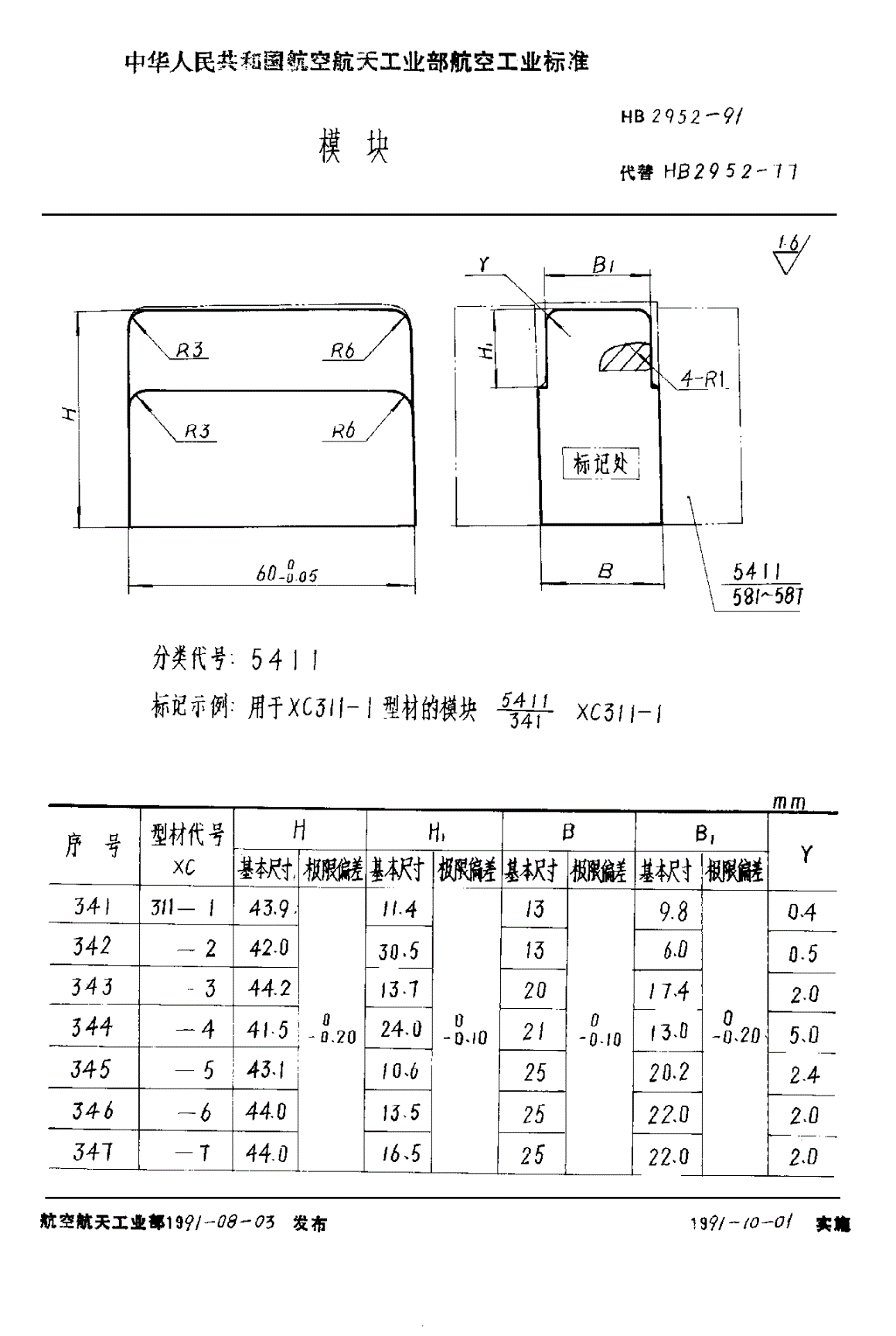 HB 2952-1991 模块-第1页
